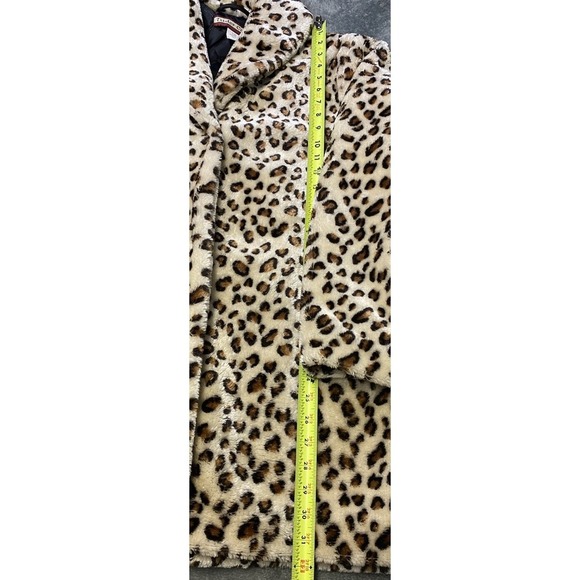 Tudor Court Vintage Animal Print Fleece Coat Women's Size XL - Picture 9 of 9